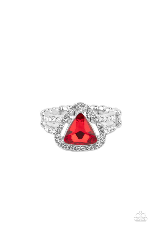 Paparazzi Accessories: Elevated Engagement - Red Ring