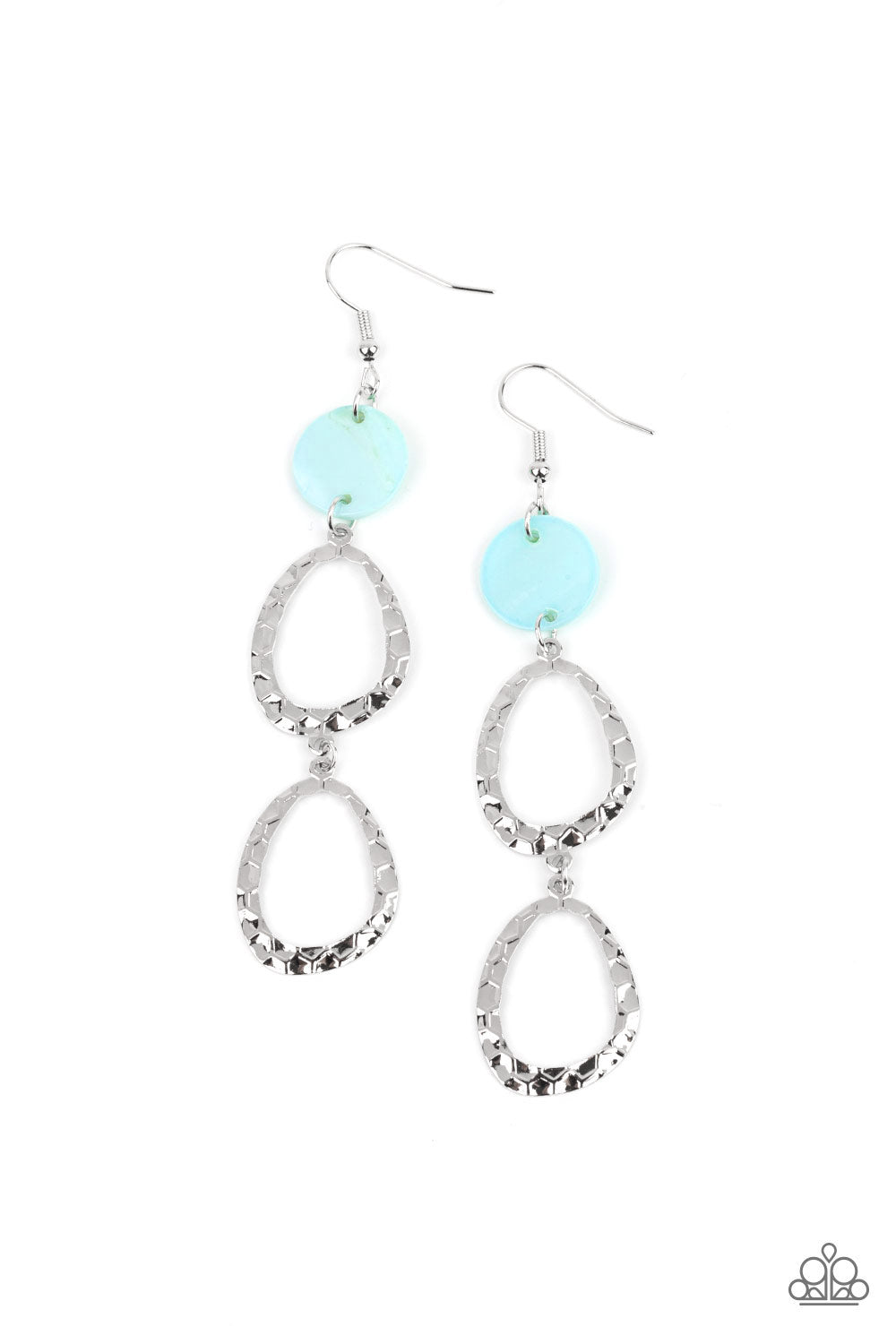 Paparazzi Accessories: Surfside Shimmer - Blue Earring