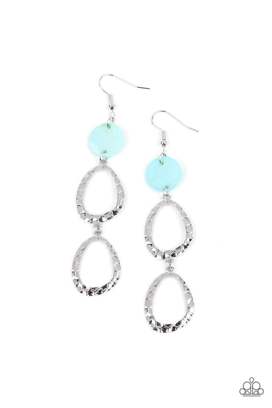 Paparazzi Accessories: Surfside Shimmer - Blue Earring