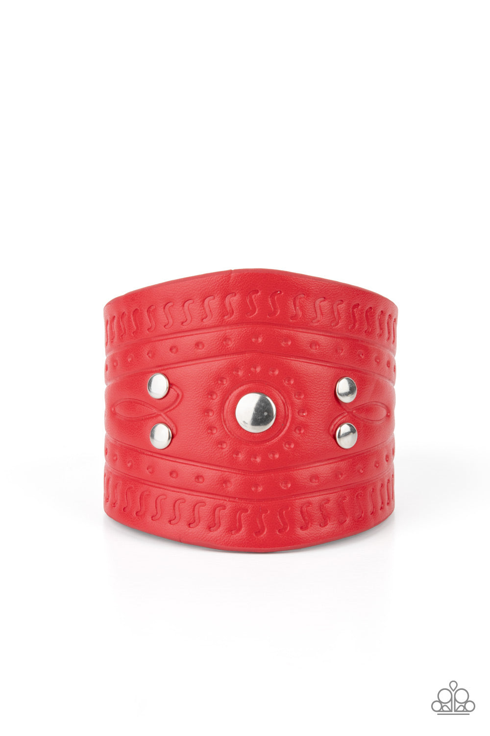 Paparazzi Accessories: Orange County - Red Bracelet