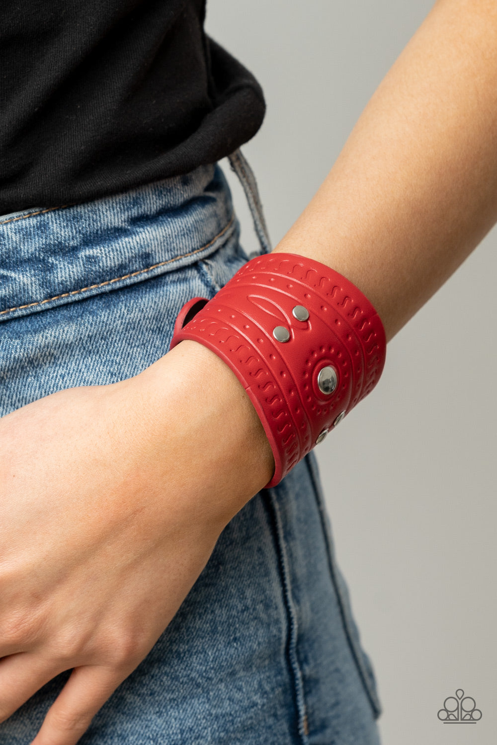 Paparazzi Accessories: Orange County - Red Bracelet