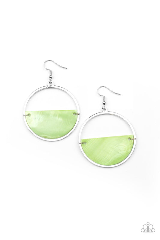 Paparazzi Accessories: Seashore Vibes - Green Earring