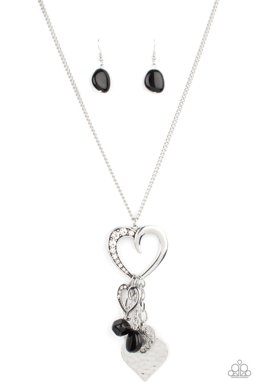 Paparazzi Accessories: Flirty Fashionista - Black Necklace