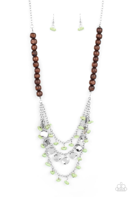 Paparazzi Accessories: Plains Paradise - Green Necklace