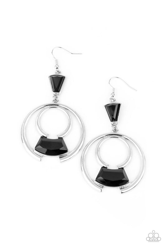 Paparazzi Accessories: Deco Dancing - Black Earring