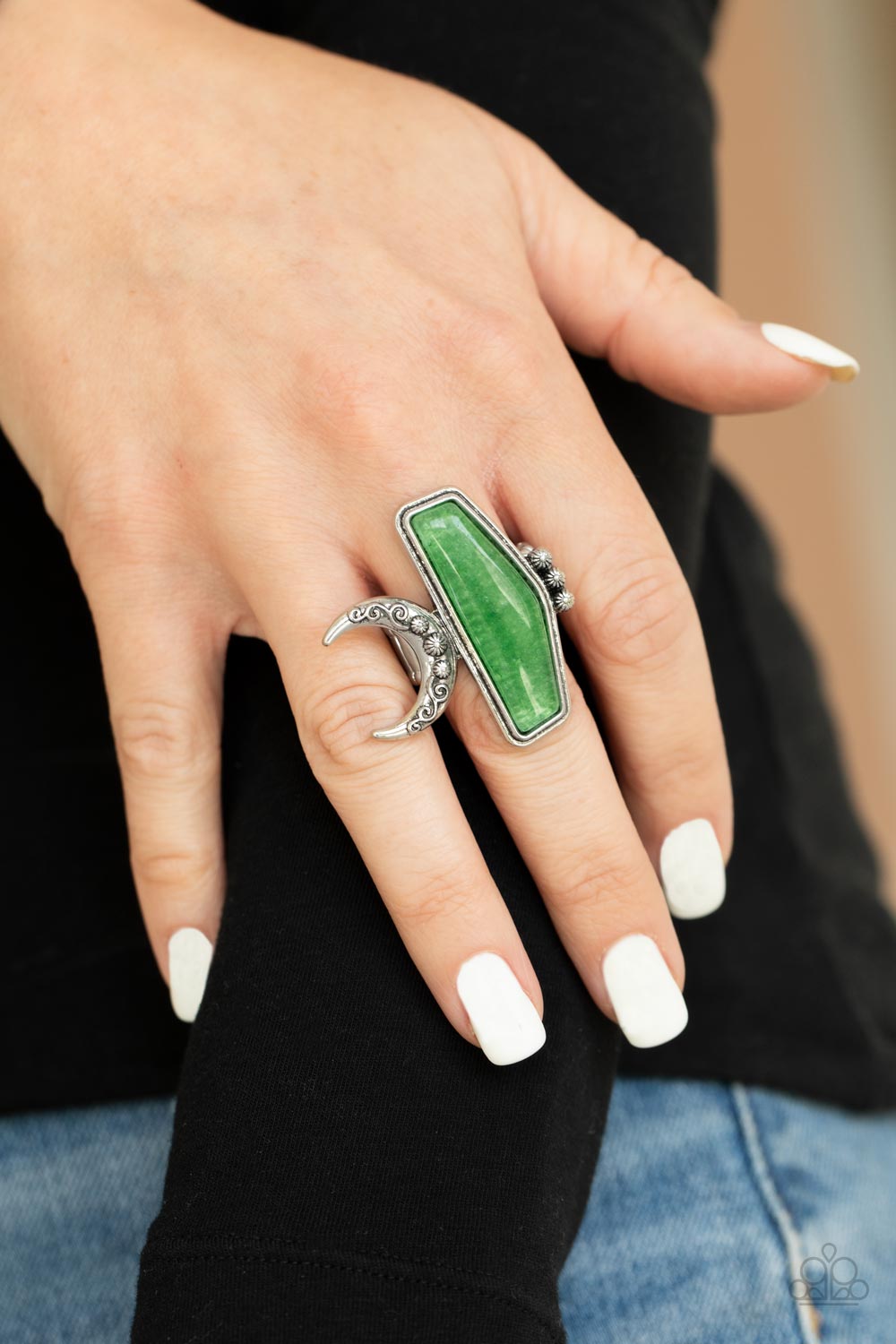 Paparazzi Accessories: Cosmic Karma - Green Ring