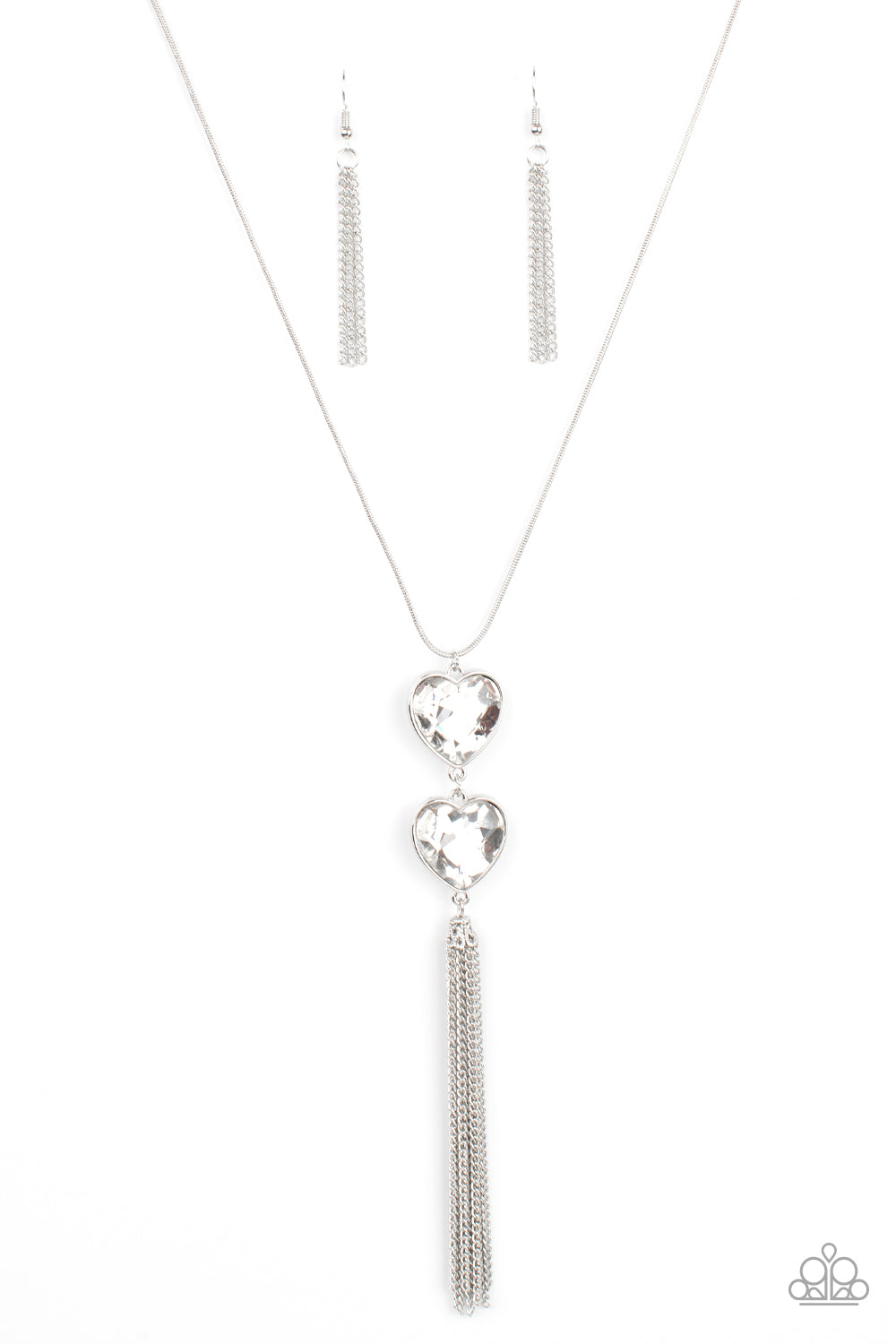 Paparazzi Accessories: Flirtatious of Them All - White Necklace