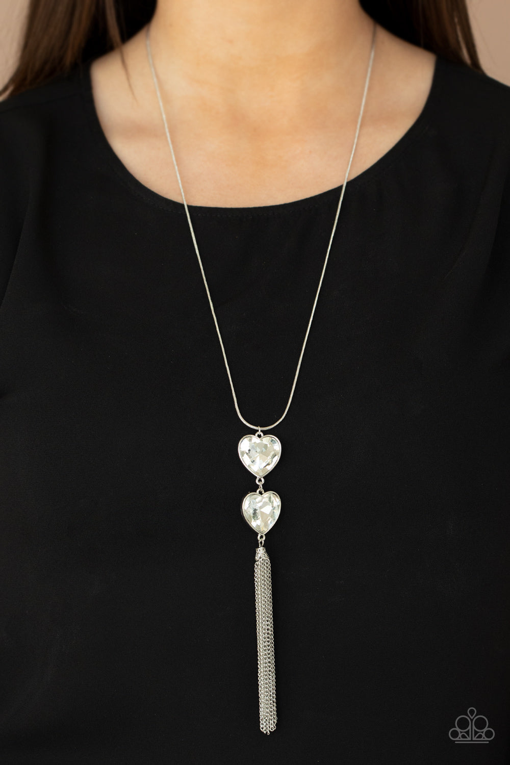 Paparazzi Accessories: Flirtatious of Them All - White Necklace
