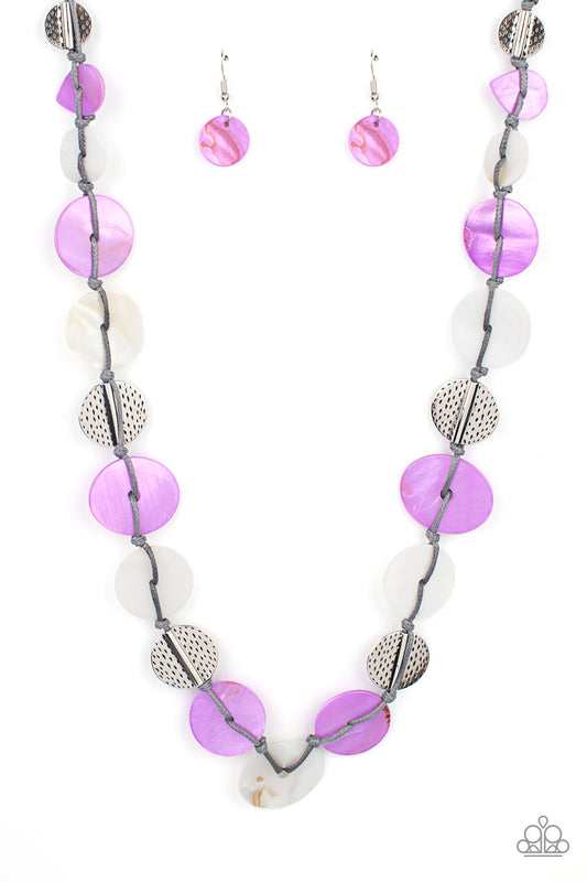 Paparazzi Accessories: Seashore Spa - Purple Necklace
