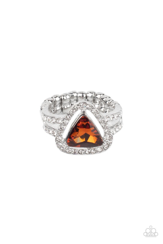Paparazzi Accessories: Elevated Engagement - Brown Ring
