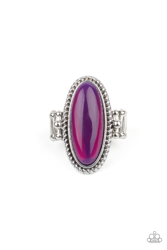 Paparazzi Accessories: Oval Oasis - Purple Ring