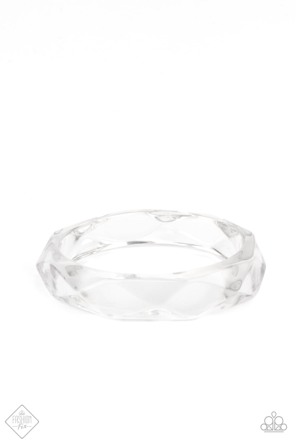 Paparazzi Accessories: Clear-Cut Couture - White Bracelet