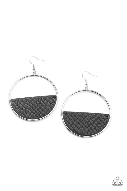 Paparazzi Accessories: Animal Aesthetic - Black Earring