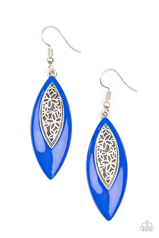 Paparazzi Accessories: Venetian Vanity - Blue Earring