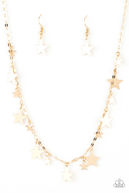 Paparazzi Accessories: Starry Shindig - Gold Necklace