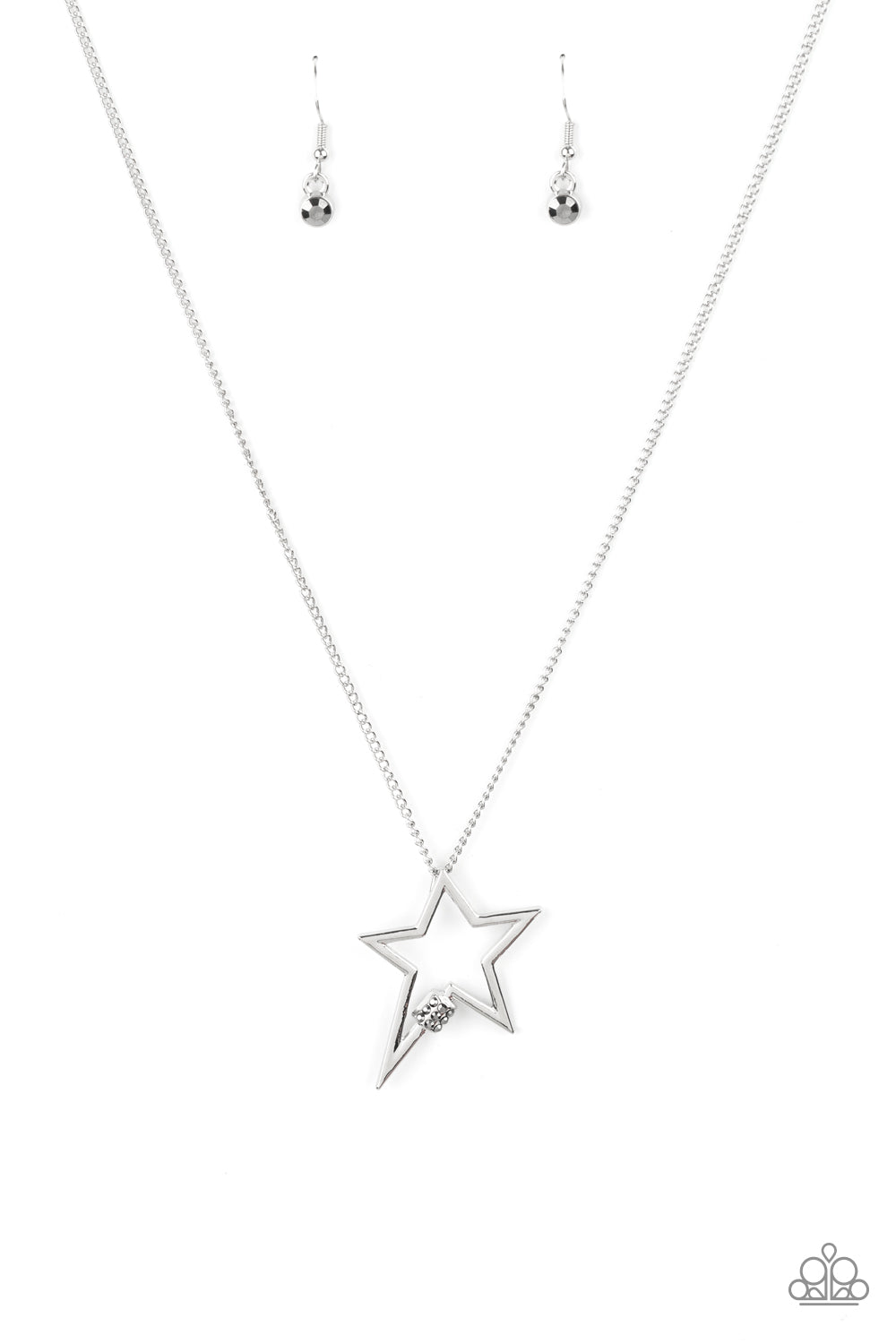 Paparazzi Accessories: Light Up The Sky - Silver Necklace