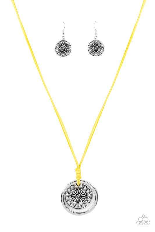 Paparazzi Accessories: One MANDALA Show - Yellow Necklace