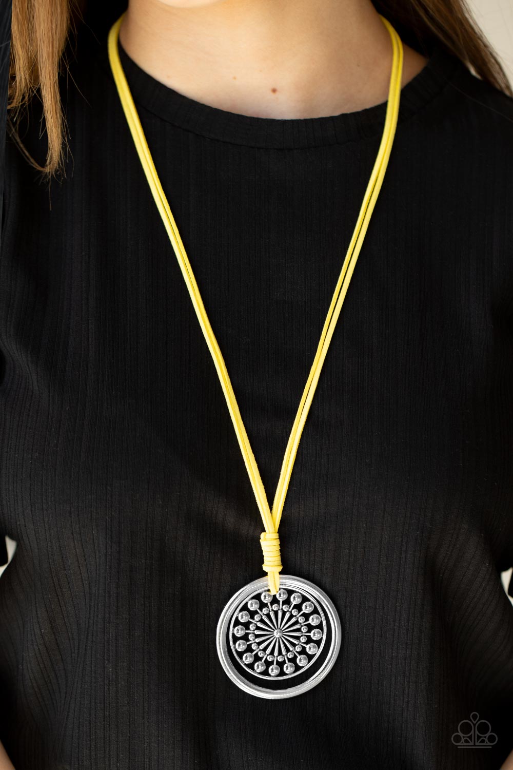 Paparazzi Accessories: One MANDALA Show - Yellow Necklace
