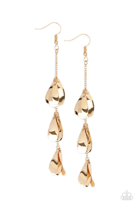 Paparazzi Accessories: Arrival CHIME - Gold Earring