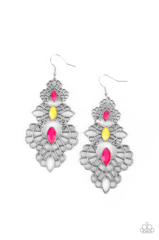 Paparazzi Accessories: Flamboyant Frills - Mulit Earring