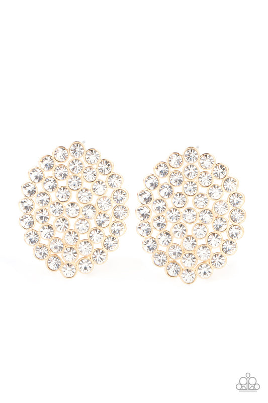 Paparazzi Accessories: Drama School Dropout - Gold Earring