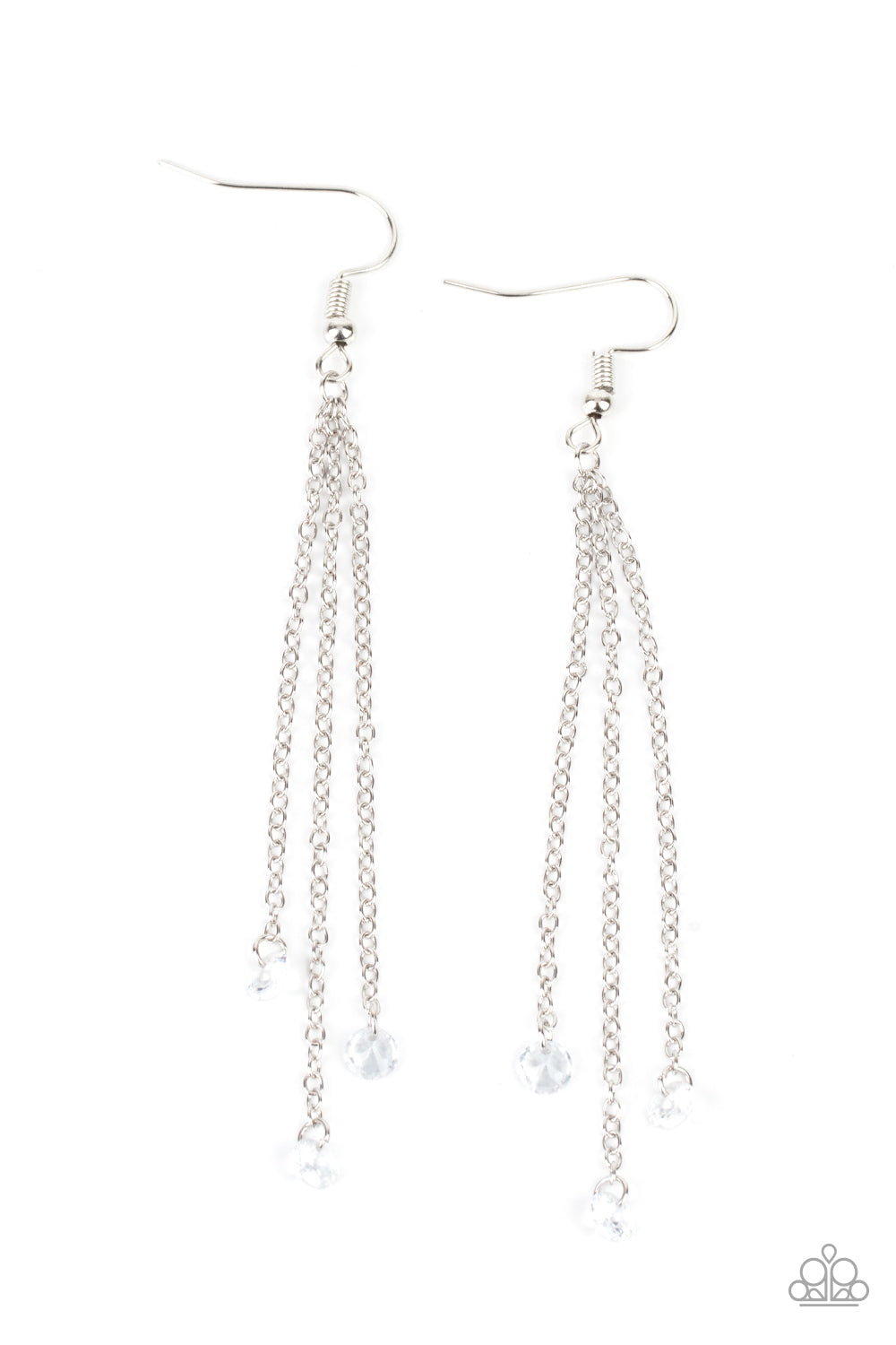 Paparazzi Accessories: Divine Droplets - White Earring