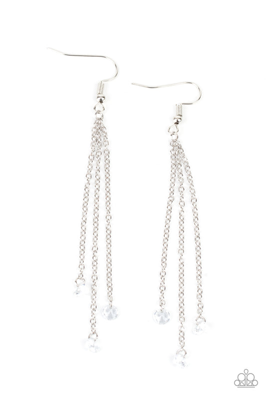Paparazzi Accessories: Divine Droplets - White Earring
