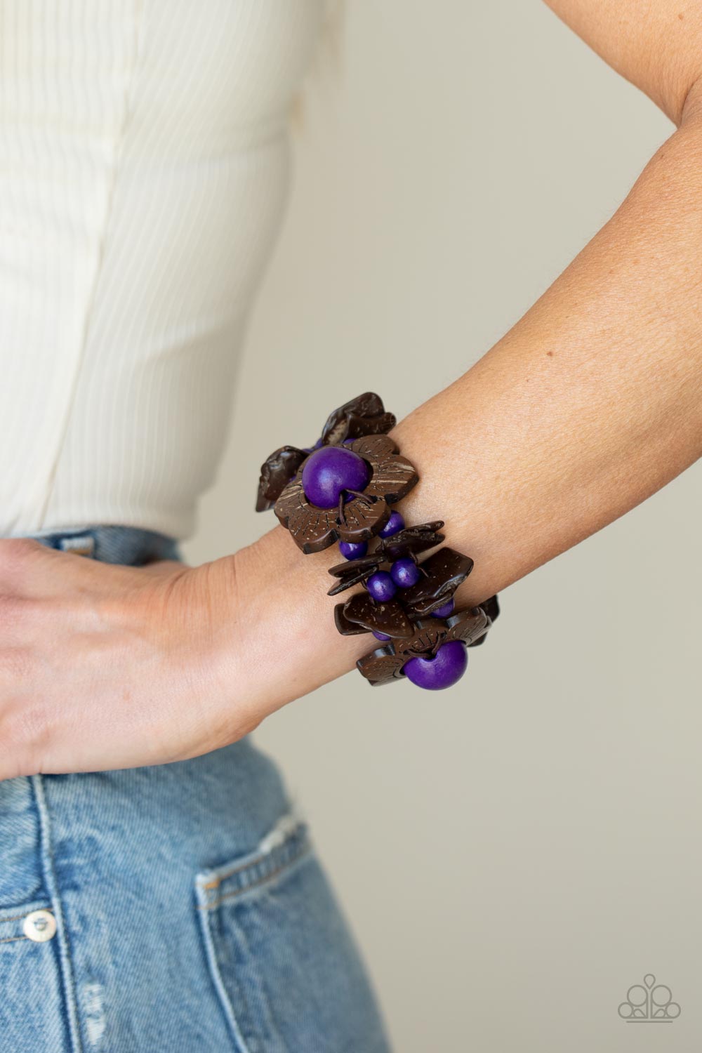 Paparazzi Accessories: Mediterranean Mangrove - Purple Bracelet