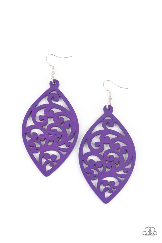 Paparazzi Accessories: Coral Garden - Purple Earring