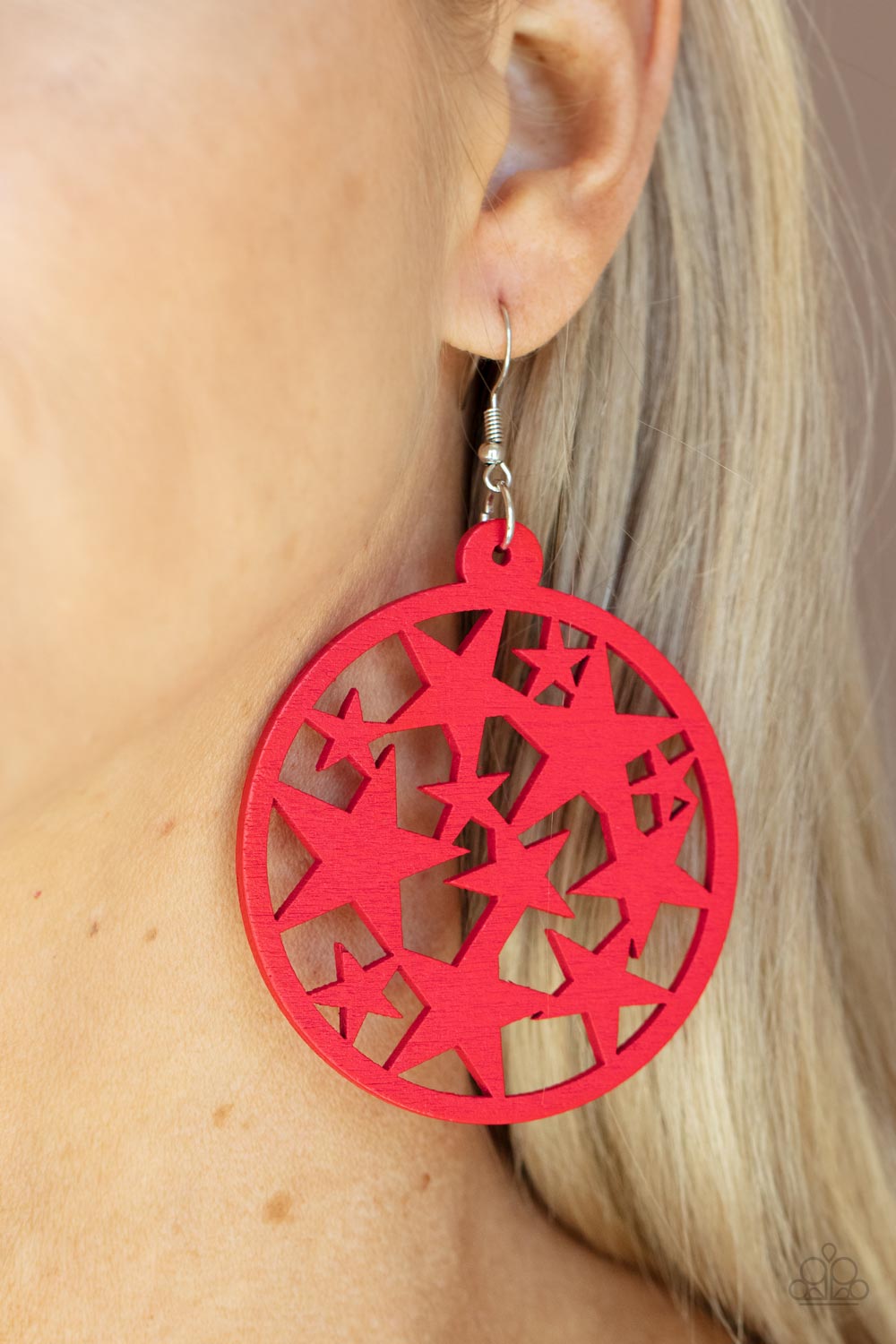 Paparazzi Accessories: Cosmic Paradise - Red Earring