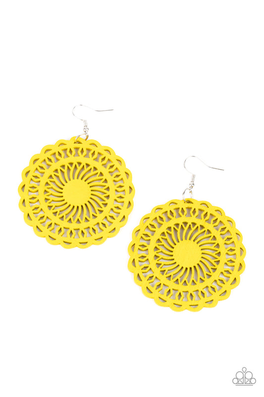 Paparazzi Accessories: Island Sun - Yellow Earring