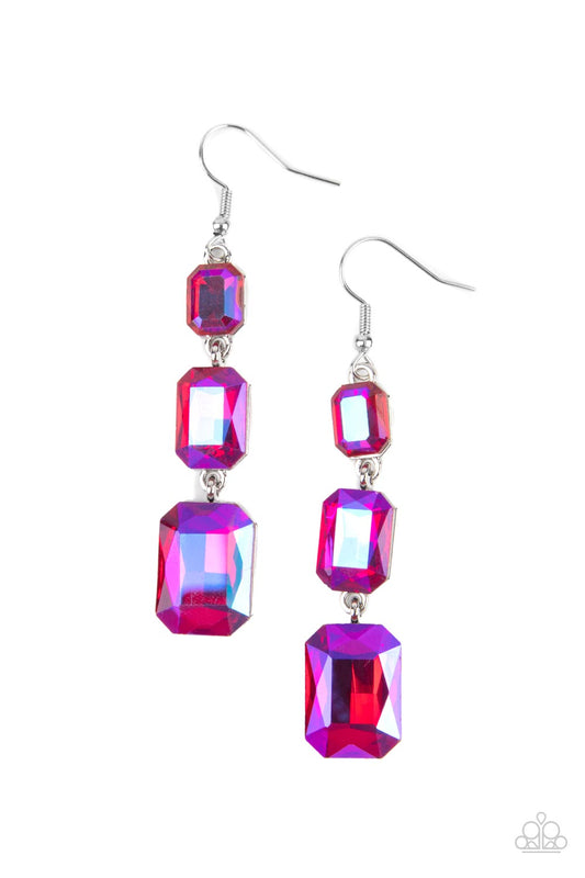 Paparazzi Accessories: Cosmic Red Carpet - Pink Earring