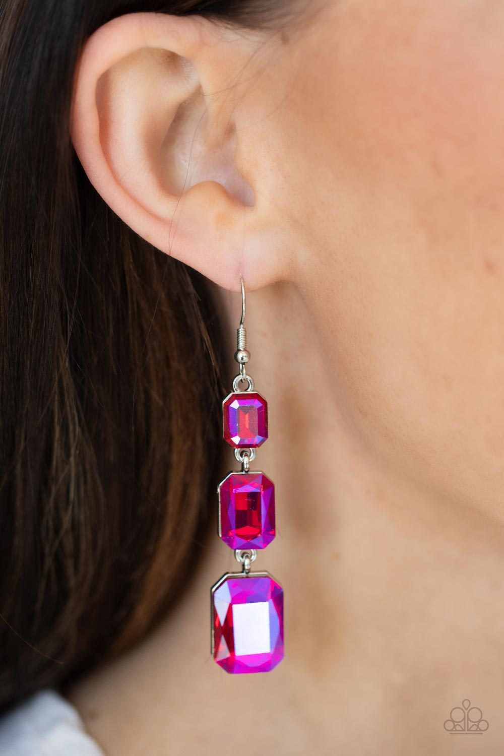 Paparazzi Accessories: Cosmic Red Carpet - Pink Earring