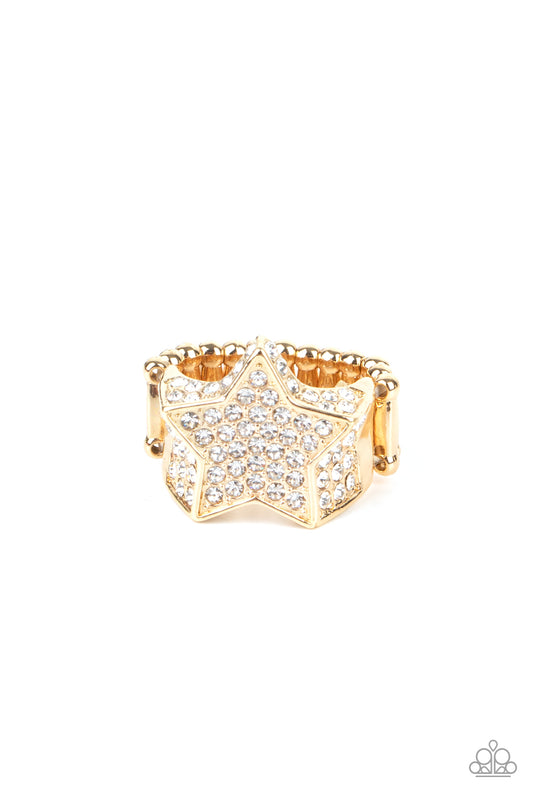 Paparazzi Accessories: Here Come The Fireworks - Gold Ring