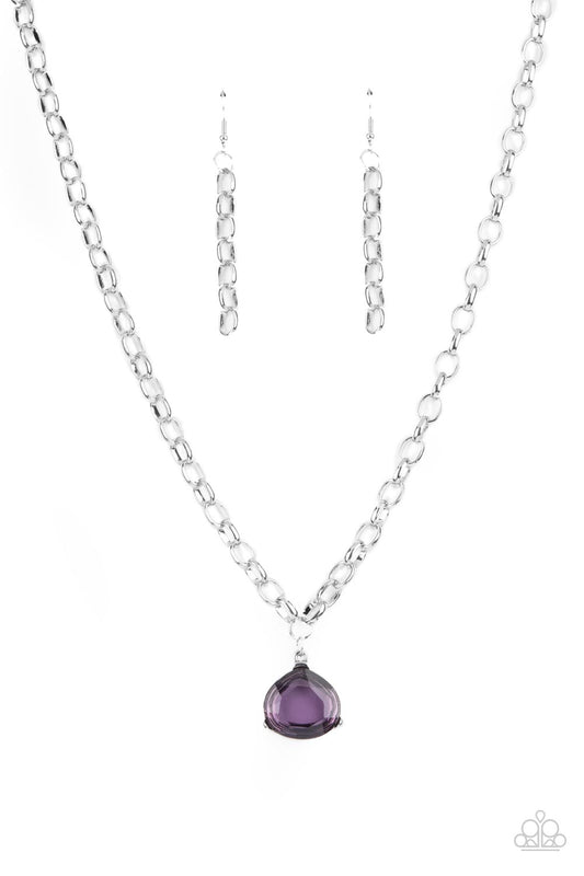 Paparazzi Accessories: Gallery Gem - Purple Necklace
