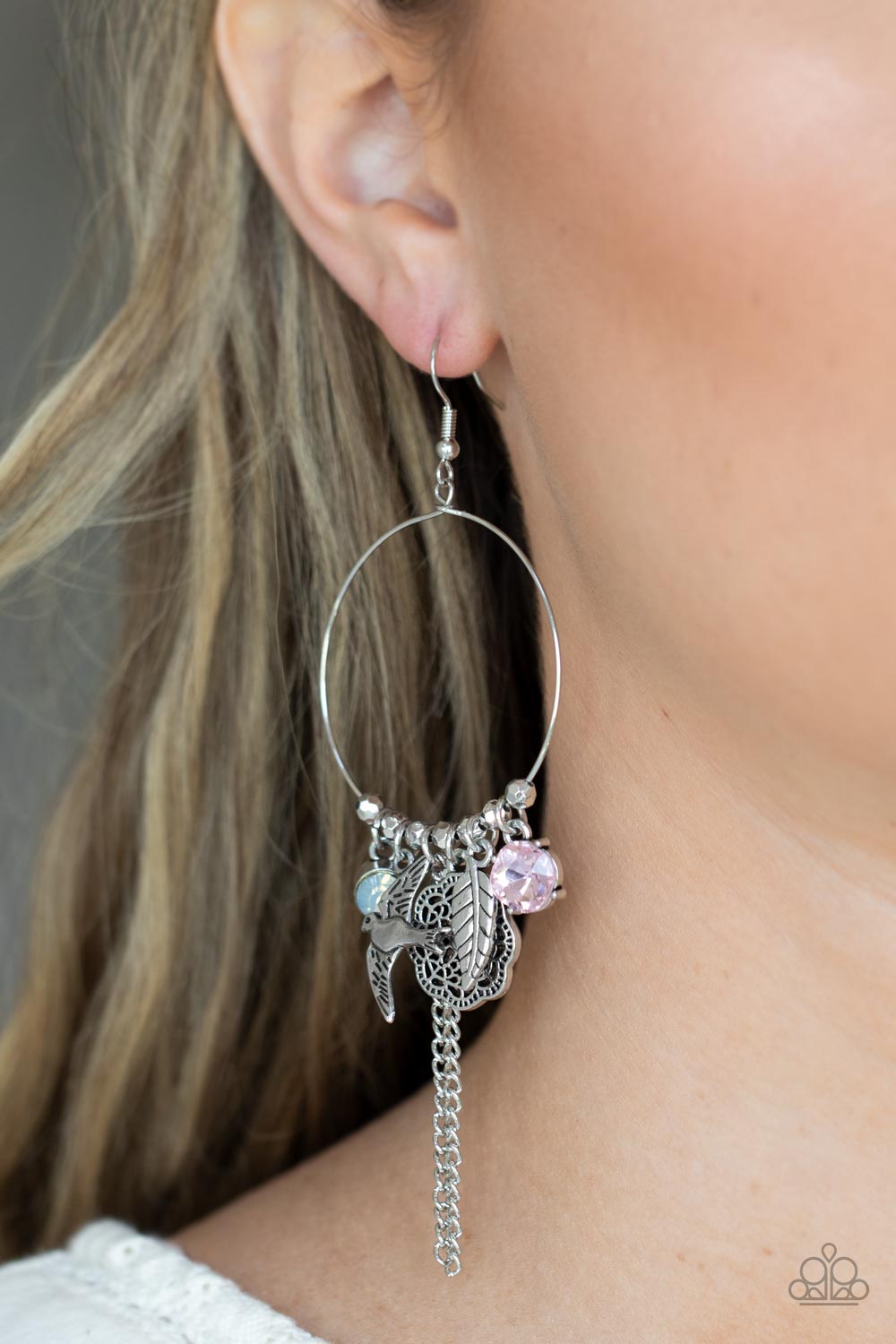 Paparazzi Accessories: TWEET Dreams - Pink Earring