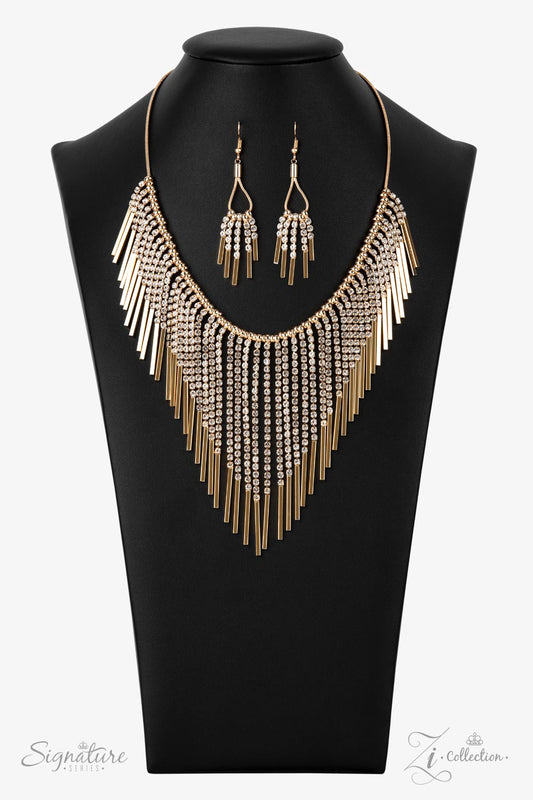 Paparazzi Accessories: The Amber Zi Necklace