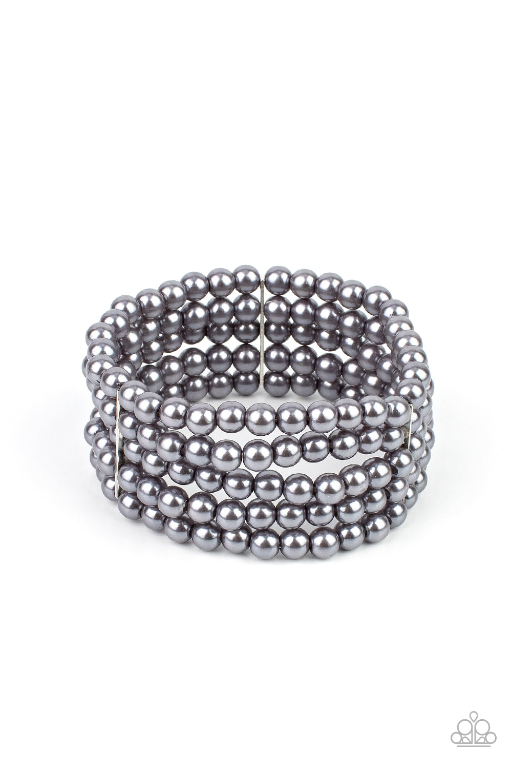 Paparazzi Accessories: A Pearly Affair - Silver Bracelet