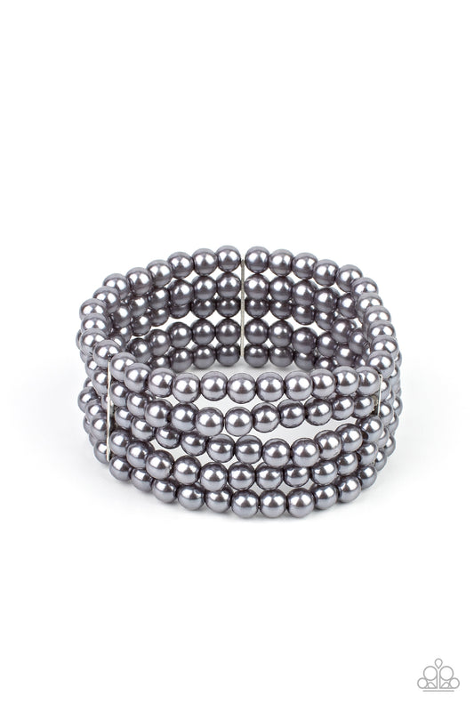 Paparazzi Accessories: A Pearly Affair - Silver Bracelet