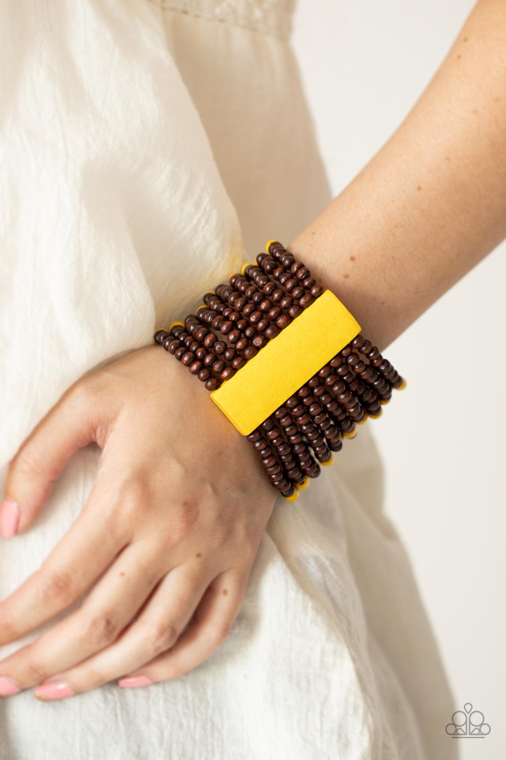 Paparazzi Accessories: Tropical Trendsetter - Yellow Bracelet