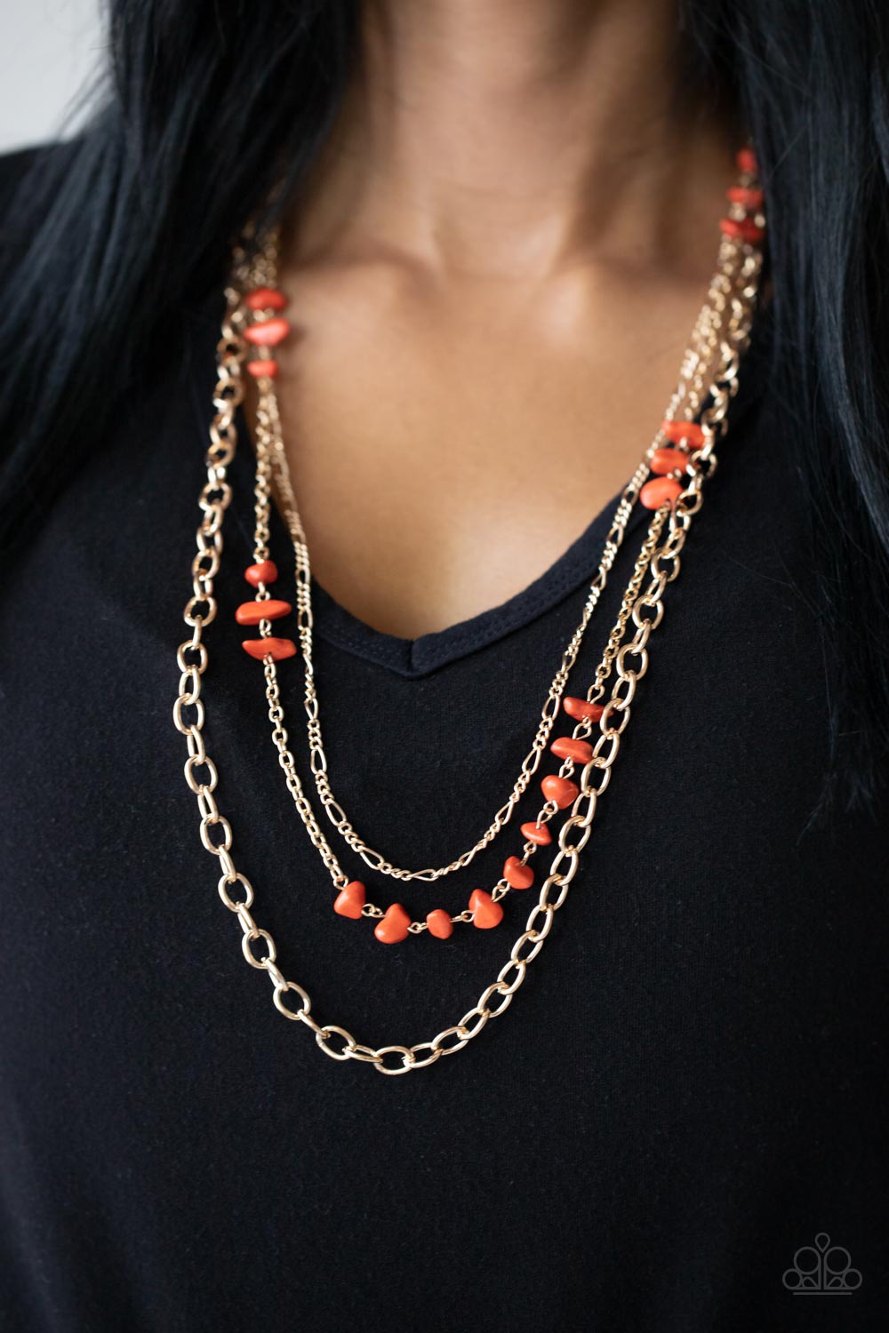 Paparazzi Accessories: Artisanal Abundance - Orange Necklace