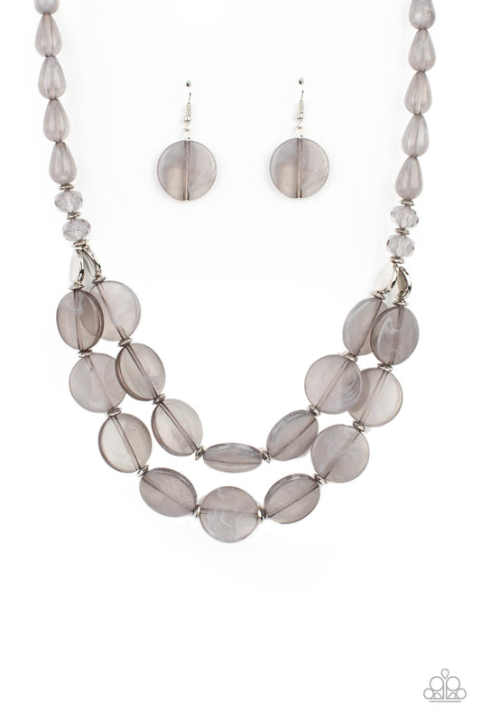 Paparazzi Accessories: Beach Day Demure - Silver Necklace