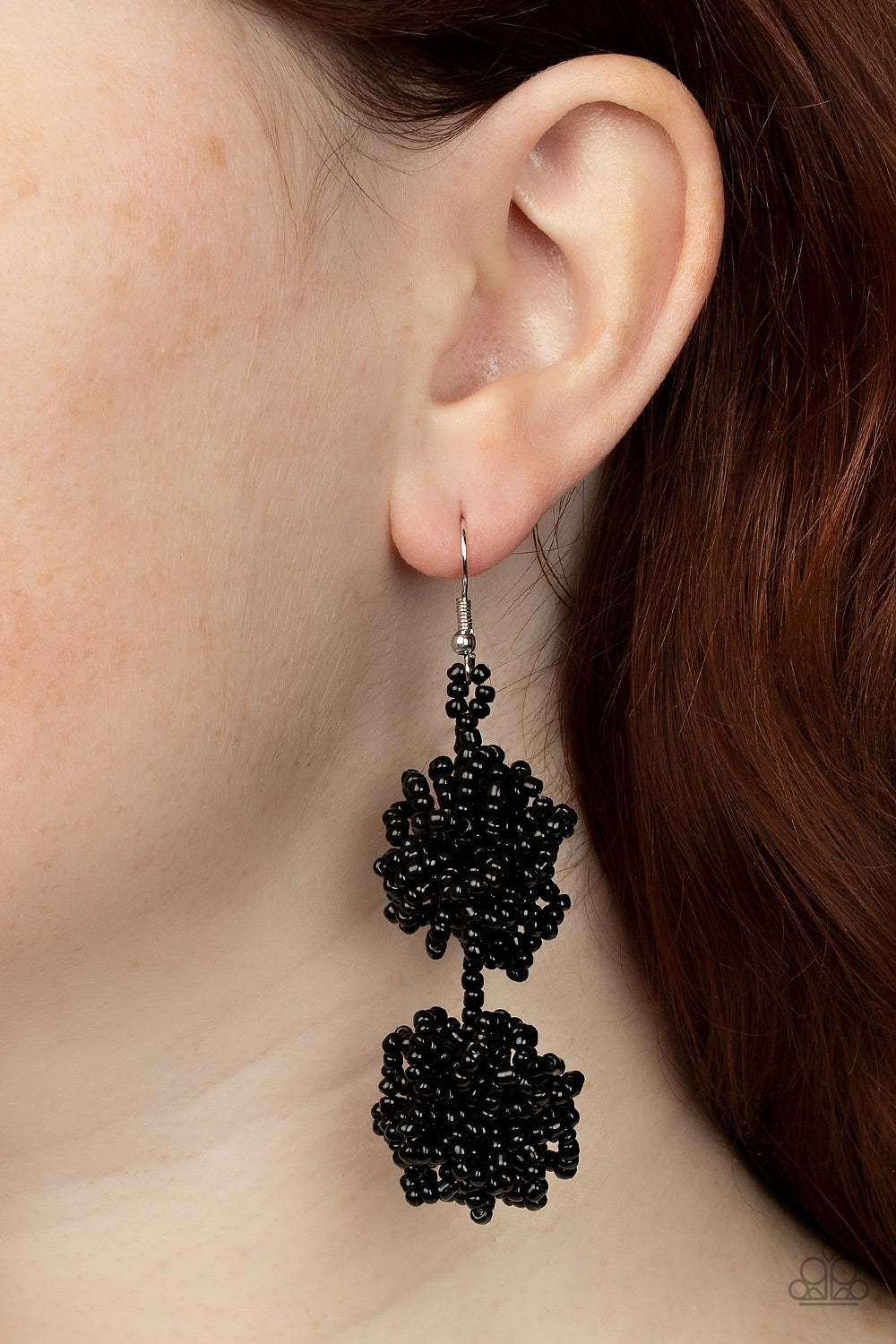 Paparazzi Accessories: Celestial Collision - Black Earring
