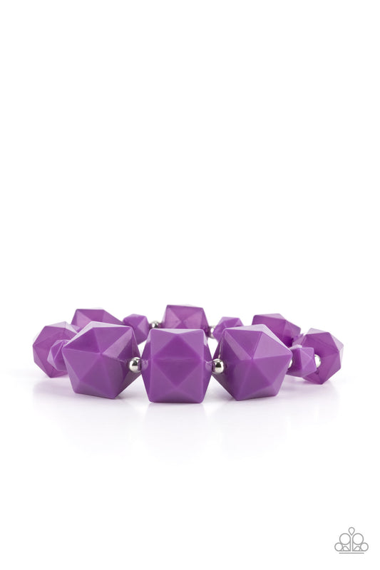 Paparazzi Accessories: Trendsetting Tourist - Purple Bracelet