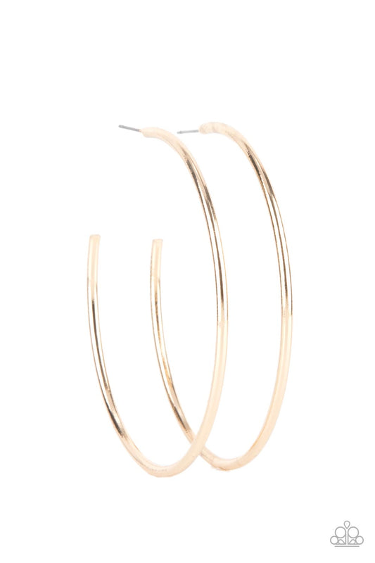 Paparazzi Accessories: Mega Metro - Gold Earring