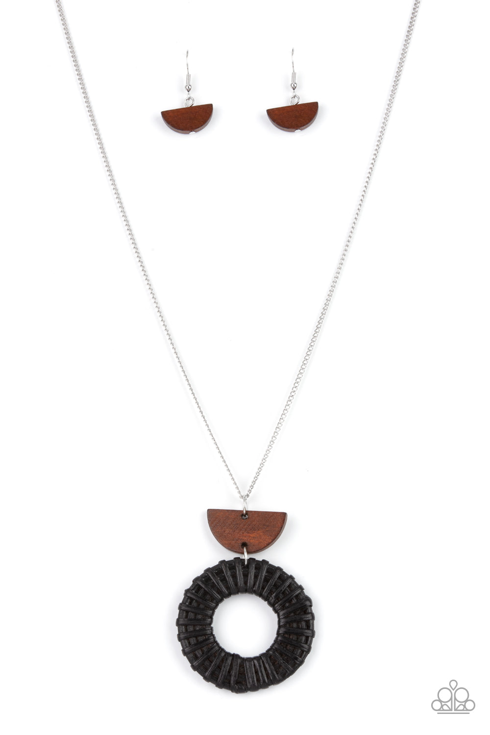 Paparazzi Accessories: Homespun Stylist - Black Necklace
