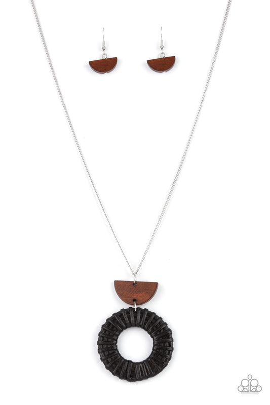 Paparazzi Accessories: Homespun Stylist - Black Necklace
