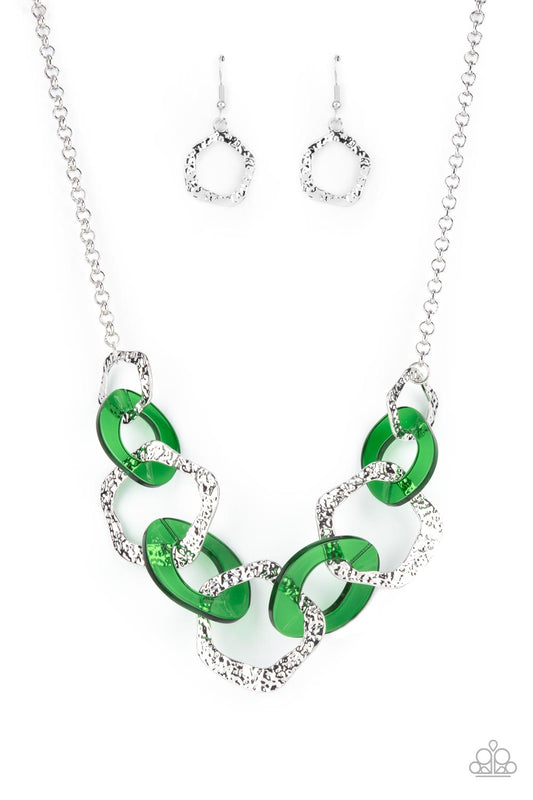 Paparazzi Accessories: Urban Circus - Green Necklace