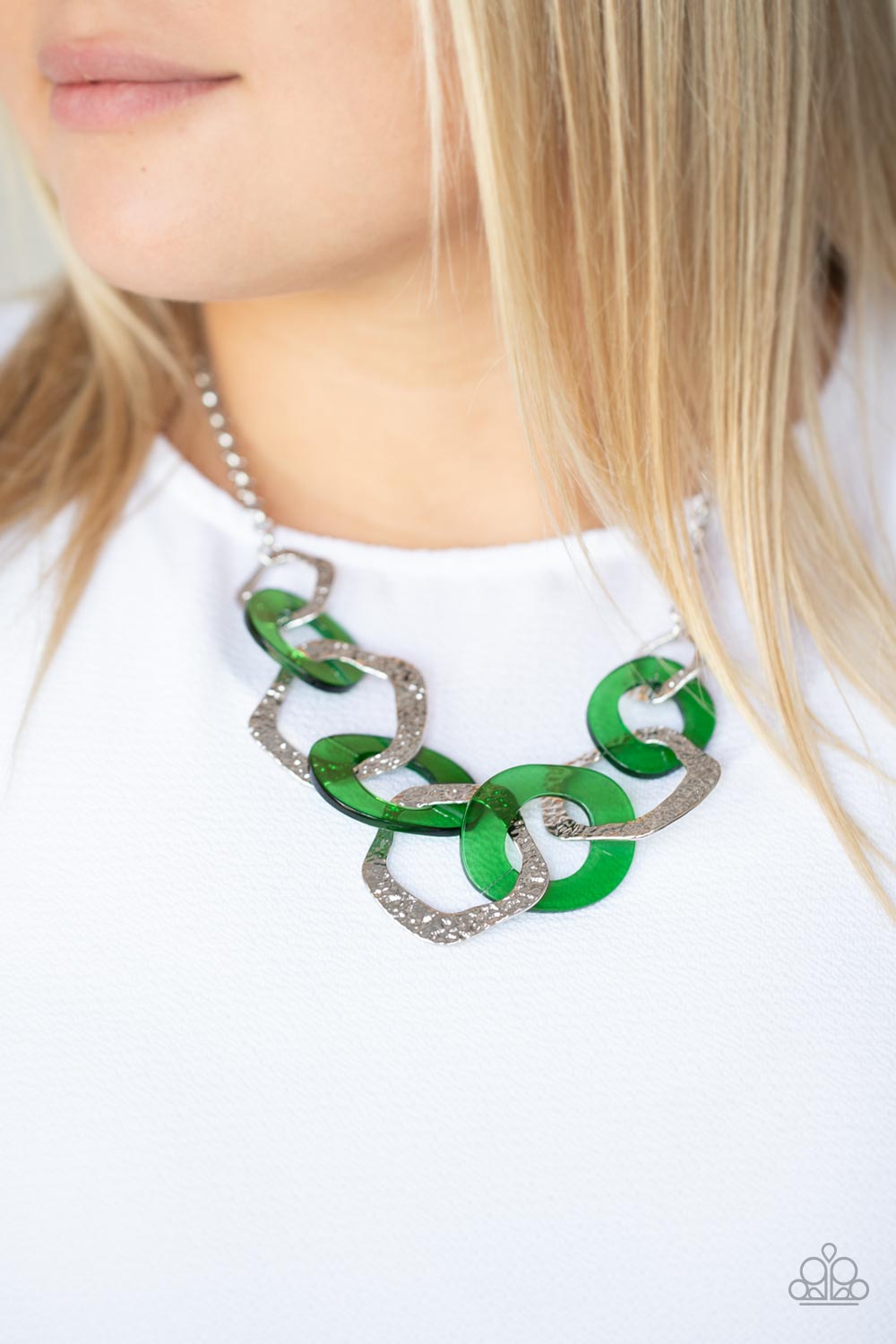 Paparazzi Accessories: Urban Circus - Green Necklace