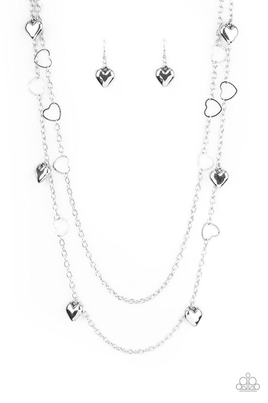Paparazzi Accessories: Chicly Cupid - Silver Necklace